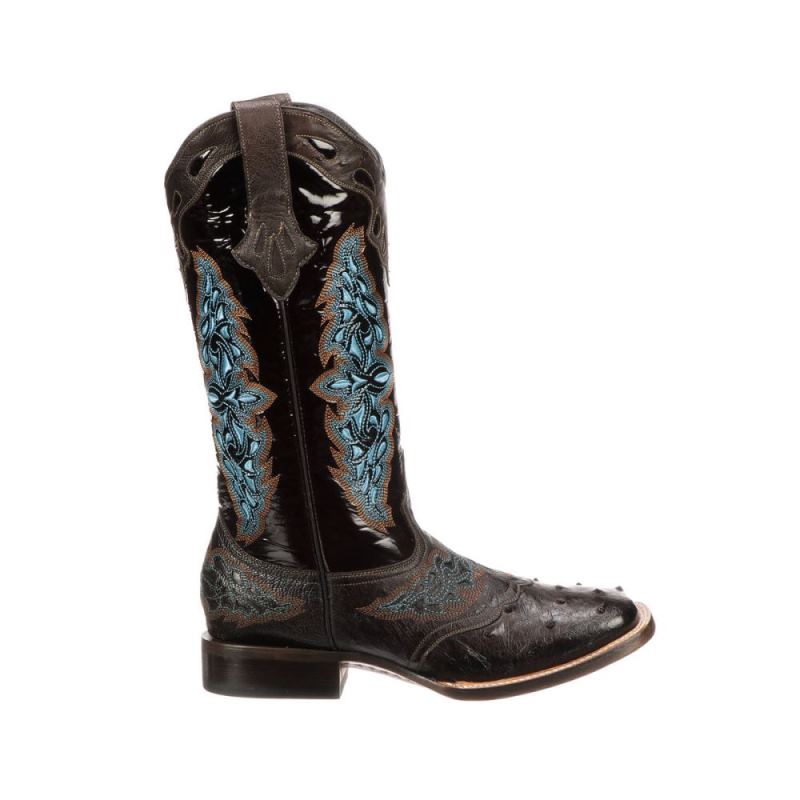 Lucchese | Women's Amberlyn - Chocolate - Click Image to Close