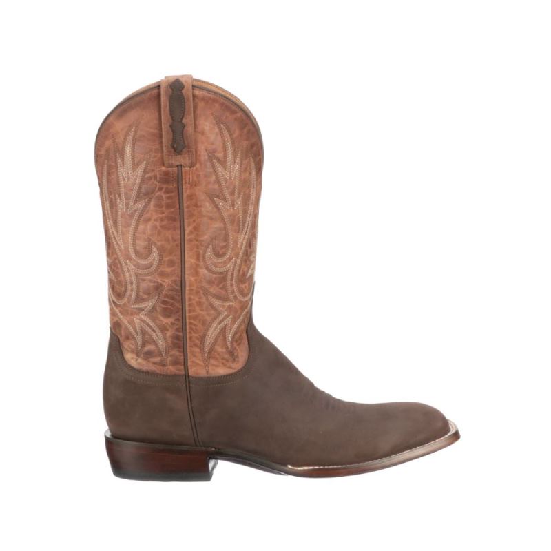 Lucchese | Men's Gordon - Chocolate - Click Image to Close