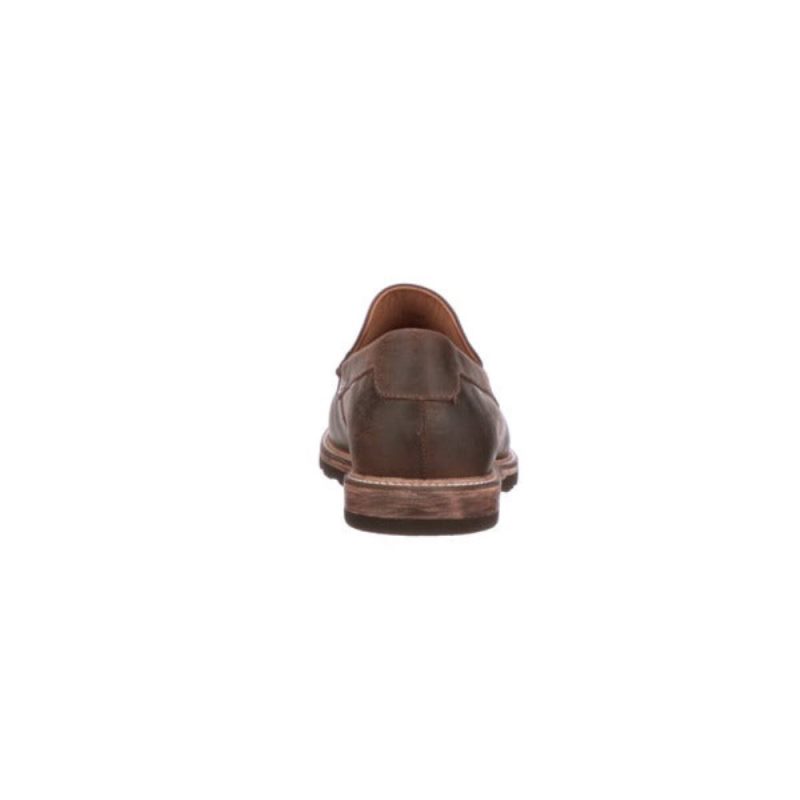 Lucchese | Men's After-Ride Slip On Moccasin - Chocolate