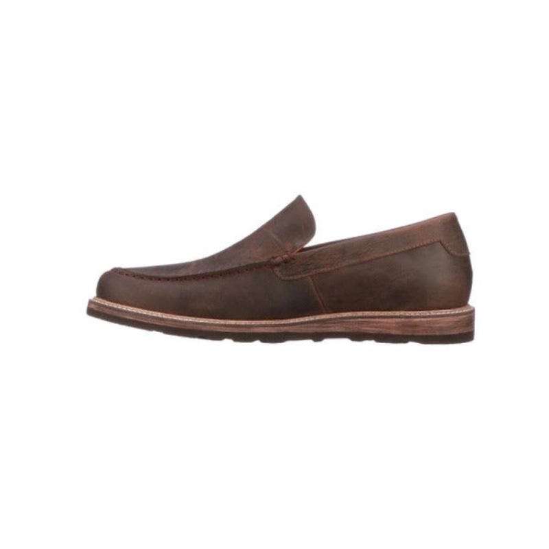 Lucchese | Men's After-Ride Slip On Moccasin - Chocolate