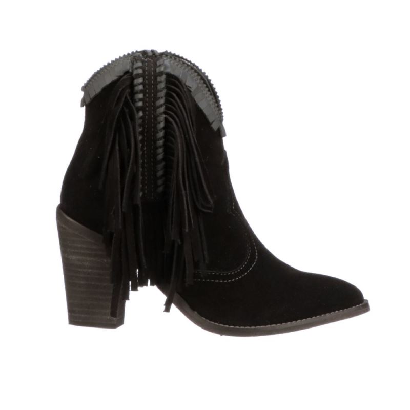 Lucchese | Women's Sofia Fringe - Black - Click Image to Close