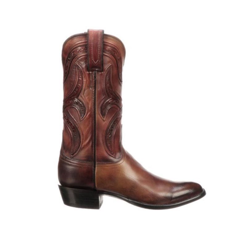 Lucchese | Men's Knox - Black Cherry - Click Image to Close