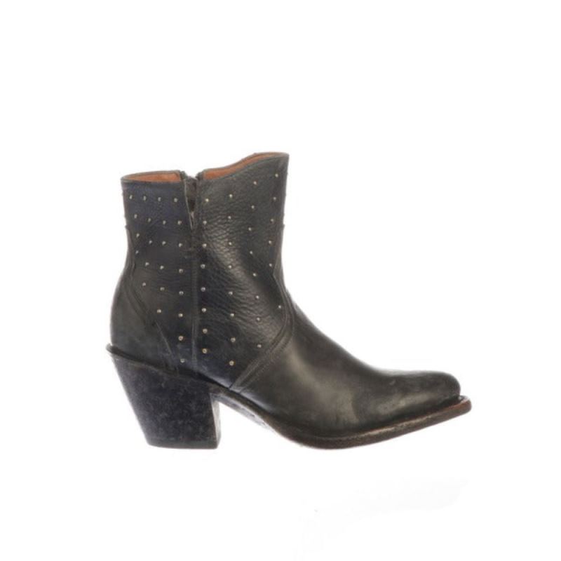 Lucchese | Women's Harley - Black + Beige