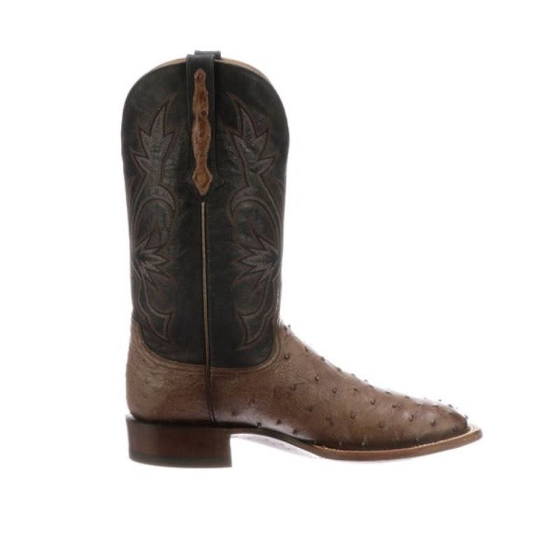 Lucchese | Men's Diego - Mocha + Black - Click Image to Close