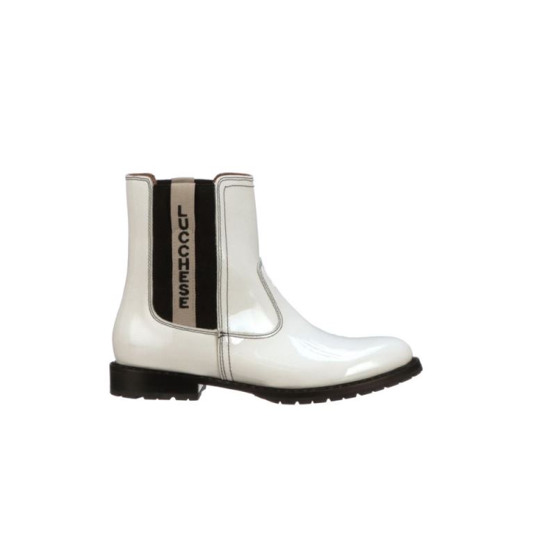 Lucchese | Women's All-Weather Ladies Garden Boot - White - Click Image to Close