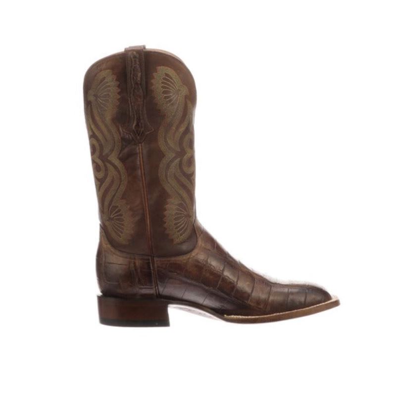 Lucchese | Men's Roy - Brown + Tan - Click Image to Close