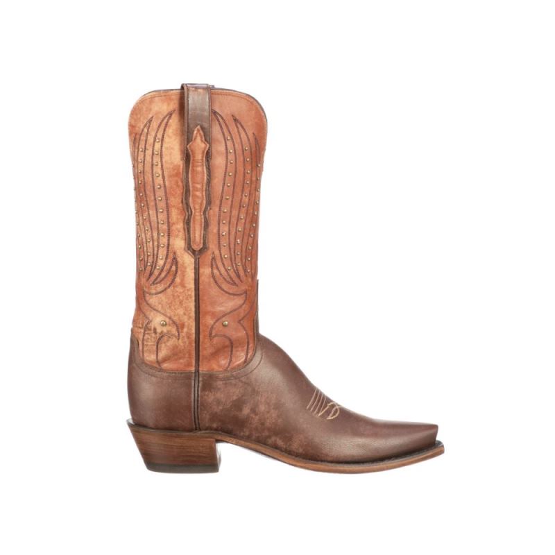 Lucchese | Women's Camilla Stud - Tan - Click Image to Close