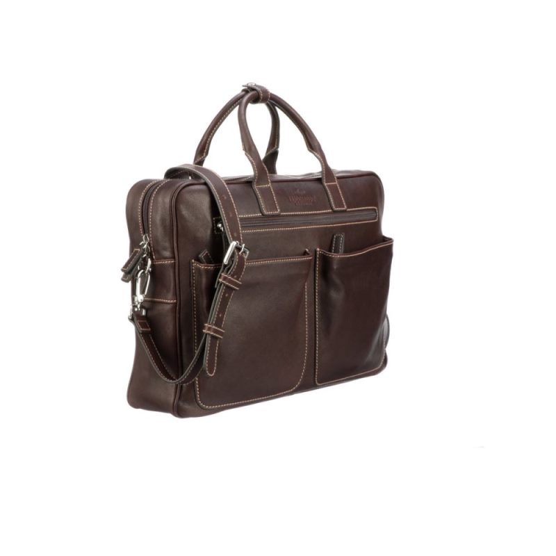 Lucchese | Men's Cosimo Briefcase - Espresso