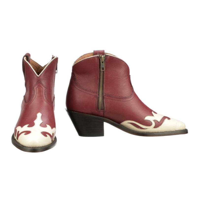 Lucchese | Women's Rosa Zip - Red - Click Image to Close