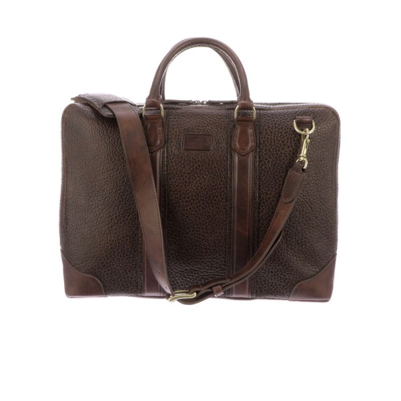 Lucchese | Men's Everyday Briefcase - Chocolate