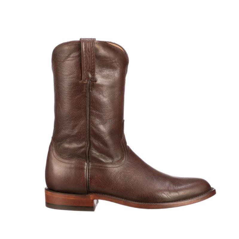 Lucchese | Men's Majestic Roper - Tobacco - Click Image to Close