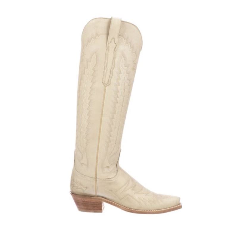 Lucchese | Women's Priscilla - Glitz Cream - Click Image to Close