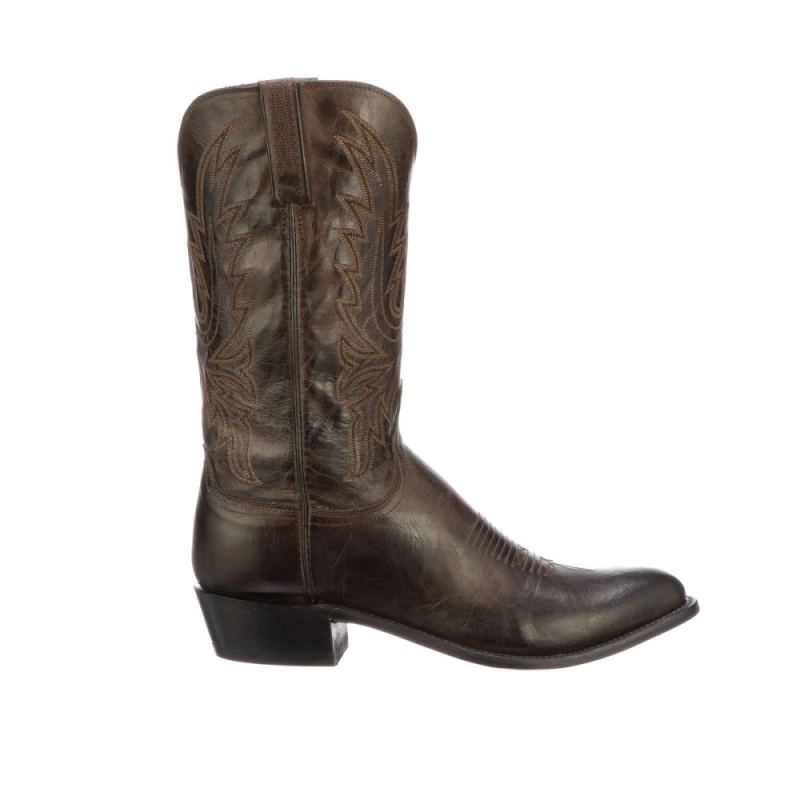 Lucchese | Men's Corbin - Chocolate + Mad Dog Goat