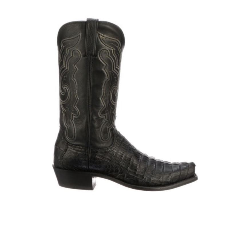 Lucchese | Men's Franklin - Black - Click Image to Close