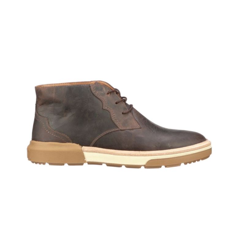 Lucchese | Men's After-Ride Lace Up Chukka Boot - Chocolate