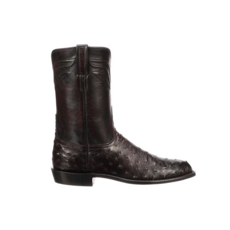 Lucchese | Men's Augustus - Black Cherry - Click Image to Close