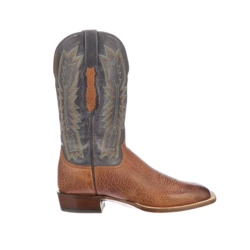 Lucchese | Men's Custer - Cognac - Click Image to Close