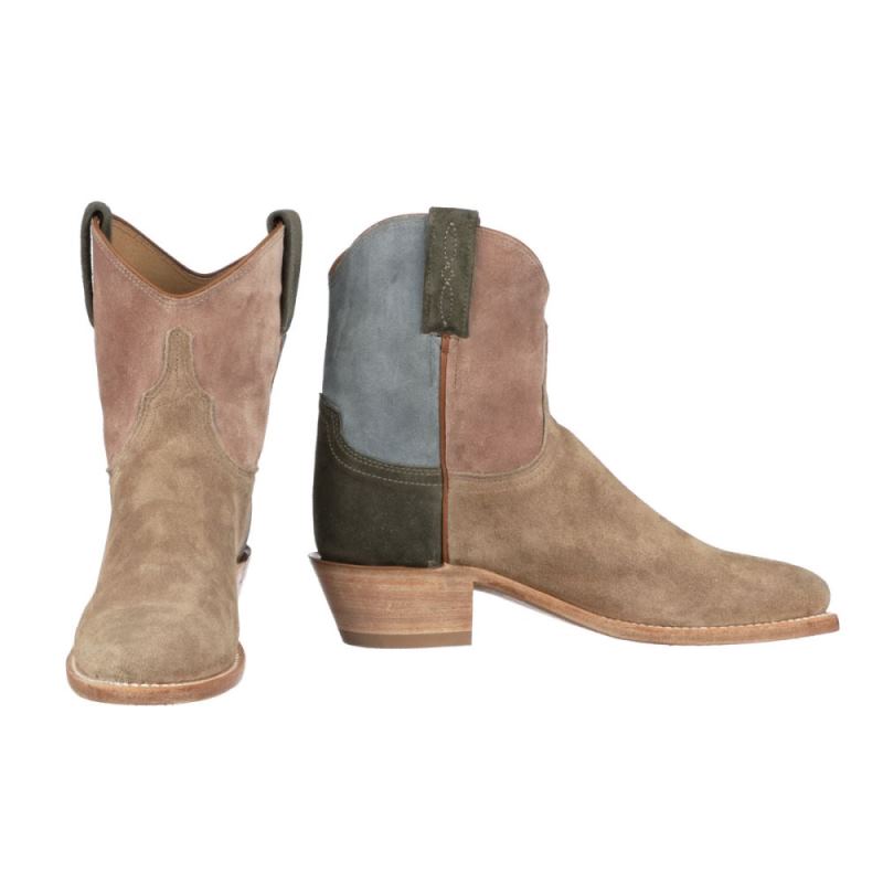 Lucchese | Women's Moonstruck - Color Blocked Multi - Click Image to Close